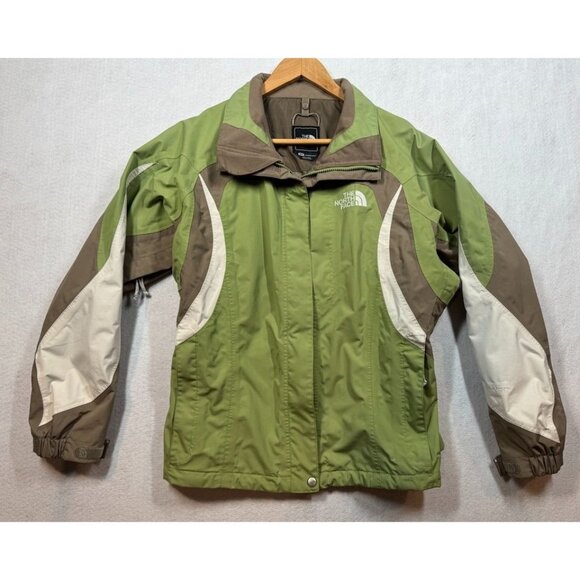 The North Face Hyvent Jacket Full Zip Hooded Winter Green AC6T Women's Medium M - Picture 1 of 14